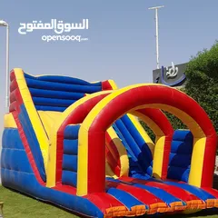  2 نطيطات الرمال ملعب صابوني الرمال زحليقه مائيه العاب اطفال  حفلات مدارس الرياض