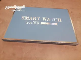  2 ساعة يد ذكية للبيع ULTRA WS-X9 مستعملة حالة ممتازة بالكرتون وكل الملحقات موجودة