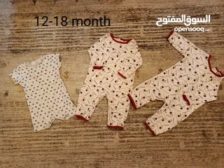  18 ملابس اطفال من حديث الولادة لسنة ونص