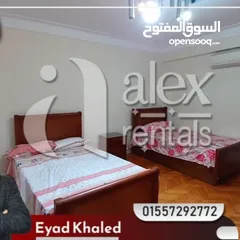  3 شقة للايجار مفروش 200 م كفر عبده