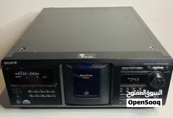  1 Sony 400 CD Player with 400 Cd's capacity