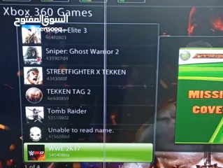  7 اكس بوكس 360 مهكر مستعمل بحالة ممتازة