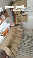  8 طقم كنب 7 مقاعد  مستعمل بحالة جيدة بسعر مغري