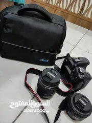  2 Canon EOS 2000D Camera كاميرا كانون