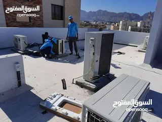  2 HVAC air conditioner and ducting system مكيف الهواء ونظام الأنابيب
