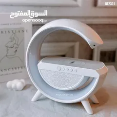  5 مكبر الصوت اللاسلكي مع شاحن LED