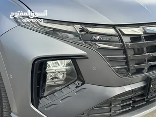  4 هونداي توسان N-Line    2023/ فل الفل بدون فتحة سقف بانوراما  فل مسكر
