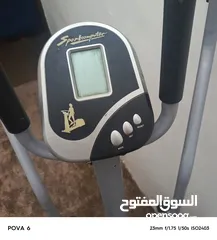  3 جهاز رياضي الدراجه الهوائيه الغزال يدين ثابته ومتحركه مع شاشه