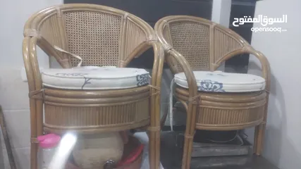  6 مناضر تيبل لامب نحاس وعادي كراسي خشب قديمه