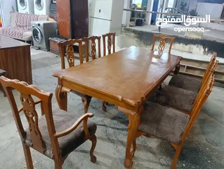  7 طاوله سفره 8 كراسي