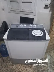  2 غسالة حوضين نوع LG