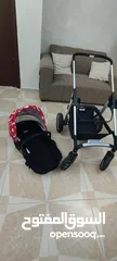  2 عرباية اطفال شبه جديدة للبيع وتنفع كمان كوت