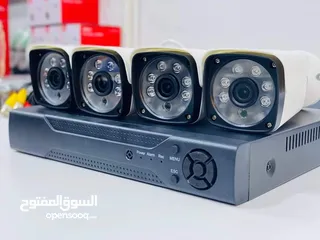  1 منظومات كاميرات المراقبة كاملة جاهزة للتركيب