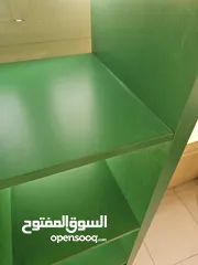  2 أرفف مكتبية  ايكيا لون مميز خشب ثقيل