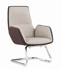  1 Modern Visitor Luxury leather Office Chair