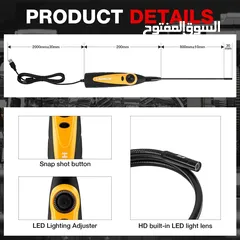  1 كاميرا تصوير LAUNCH X431 Videoscope VSP-600 للمناطق الاي يصعب الوصول اليها
