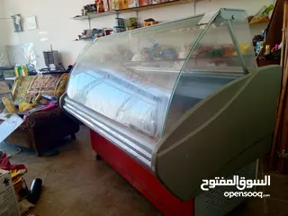  3 ثلاجة عرض أفقية مع فريزر