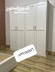  2 خزائن ملابس خشب لامنيت 18م الون حسب الطلب