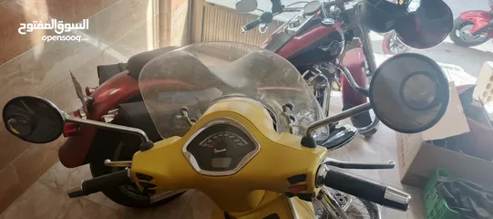  3 Vespa GTS Super 300 فيسبا جي تي اس سوبر 300  موديل ال2018 بحالة الوكالة