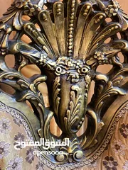  12 طقم كنبايات مصري كامل زان في حاله جديده منقش