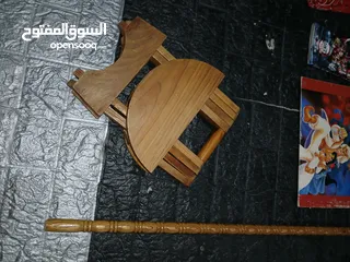  3 هوايات مشكله وعكازه كرسي خشب  بندانه مجله انمي اسطوانه