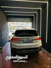  5 هونداي سنتافي 2018 فل بدون فتحة ترخيص وتأمين طويل