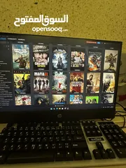  5 حساب ستيم يحتوي 8971 لعبة وافضل الالعاب منها gta و horizons call of duty والسعر قابل التفاوض