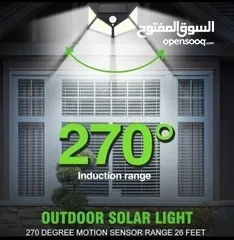  2 solar light motion sensor outdoor solar lamp