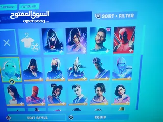  4 حسابات فورتنيت للبيع اقرأ الوصف