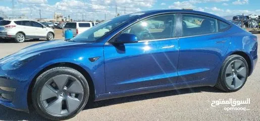  5 تيسلا 2022 MODEL 3 فحص كامل 4 جيد