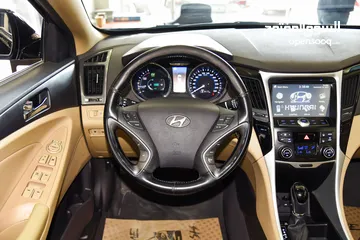  10 هيونداي سوناتا هايبرد فل ليمتيد أعلى صنف وارد وصيانة الوكالة Hyundai Sonata Hybrid Limited 2015