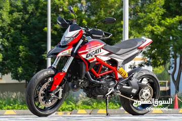  2 Ducati Hypermotard 821 with SC Project Exhaust