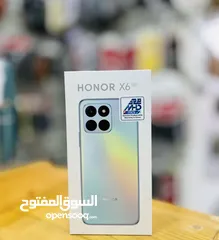  1 هاتف هونر X6 يدعم شبكة 5G مساحة 128 جيً بي  للبيع بسعر العرض