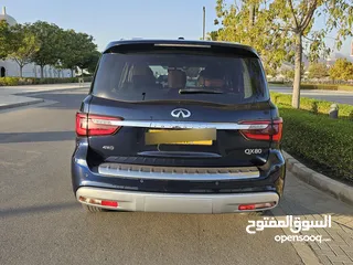  6 انفنتي QX80 2021 فول ابشن نظيف جدا