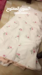  2 غطاء تخت قطن