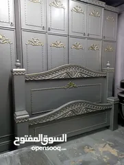  7 غرفه نوم طابقين خشب لاتيه 18 لون مميز بحاله الجديد تصلح العرسان