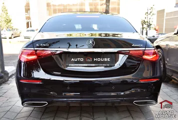  5 الجوهرة مرسيدس اس كلاس مايلدهايبرد وارد وكفالةوكالة2021 Mercedes S450 4MATIC Mild Hybrid AMG Package