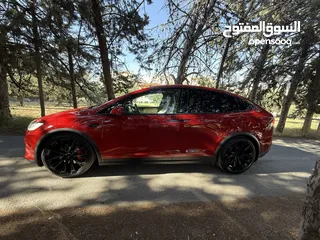  14 Tesla model X dual motors-long range plus    2020 تسلا X موديل 2020 بطاريه اكبر حجم  قابله للبدل