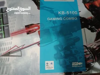  12 كيبورد قيمنق زائد ماوس للكمبيوتر أو بلاستيشن أو نينتندو سويتش توصيل للماكن القريبة