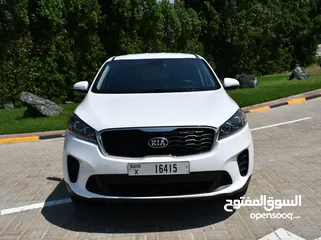  4 Cars for Rent KIA - SORENTO - 2020 - White   SUV 7 Seater