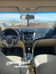  8 هونداي اكسنت موديل 2014 لون فيراني بحالة ممتازة فحص 4 جيد