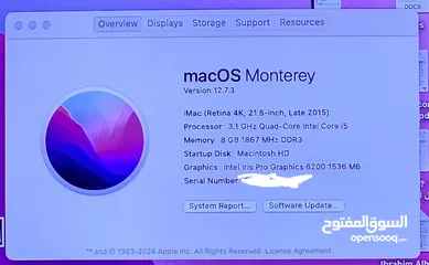  4 كمبيوتر Apple i-mac