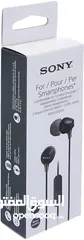  1 SONY MDR-EX15AP Earphones with Smartphone Mic and Control -NEW -MEGAByte