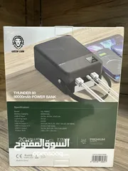  3 Green Lion Thunder 80 (80000mAh) Power Bank - Black