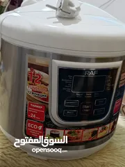  2 طنجرة ضغط كهربائيه غير مستعمله متعددة الاستخدامات وأمنة وما ألها صوت