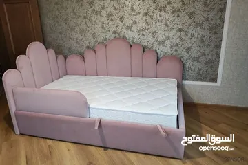  4 سرير اطفال مع حواجز موديل جديد