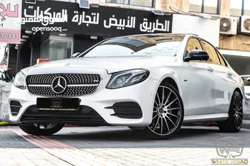 1 Mercedes E350e Plug in hybrid Amg kit Night Package 2018   السيارة وارد الشركة و قطعت مسافة 50,000