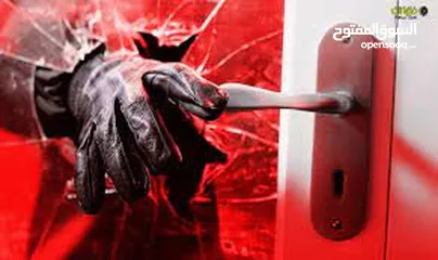  6 جهاز انذار Security Alaram System لحماية فائقة ويرلس بدون اسلاك الريموت كنترول يقوم بالتحكم في فتح أ