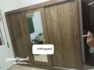  22 خزائن ملابس خشب لامنيت 18م الون متعددة تفصيل حسب الطلب