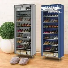  10 باثناعشر  دبنار   خزانة احدنه  هيكل   مواسير  المنيوم  بسحاب  مفرد عامودي و مجوز خزانه الاحذيه